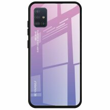 Захисний чохол Deexe Gradient Color для Samsung Galaxy A51 (А515) - Pink / Purple: фото 1 з 14