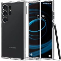 Защитный чехол Spigen (SGP) Ultra Hybrid для Samsung Galaxy S24 Ultra (S928) - Crystal Clear: фото 1 из 17