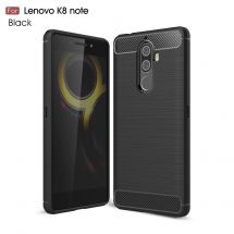 Захисний чохол UniCase Carbon для Lenovo K8 Note - Black: фото 1 з 11