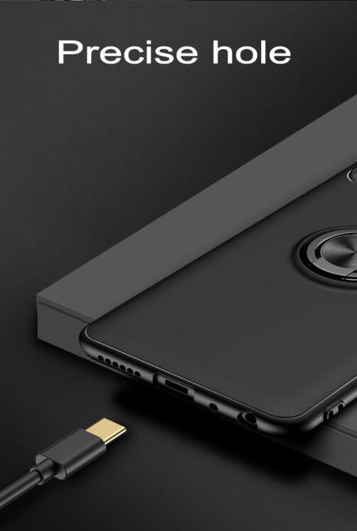 Захисний чохол UniCase Magnetic Ring для Xiaomi Redmi Note 5 Pro - Black: фото 7 з 7