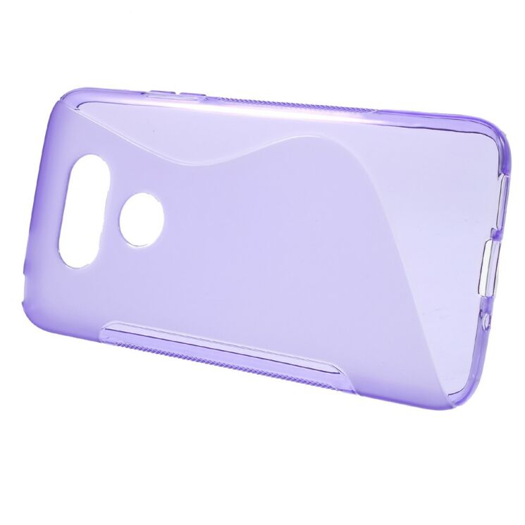 Силиконовый чехол Deexe S Line для LG G5 - Violet: фото 3 из 7