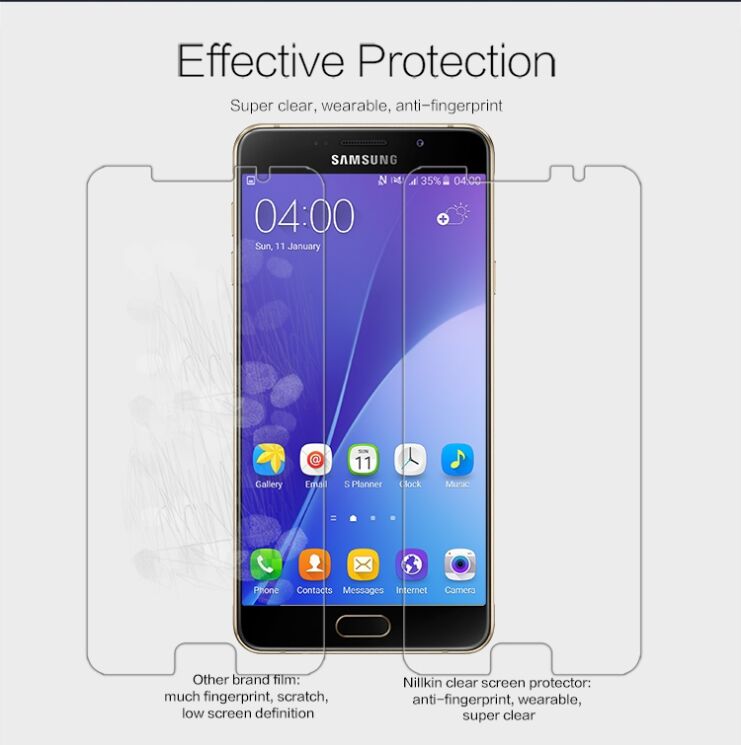 Защитная пленка NILLKIN Crystal для Samsung Galaxy A7 (2016): фото 2 из 7