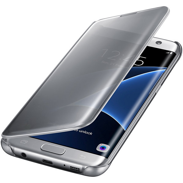 Чехол Clear View Cover для Samsung Galaxy S7 edge (G935) EF-ZG935CSEGRU - Silver: фото 4 из 8