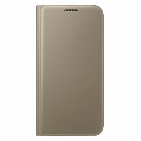 Чохол Flip Cover для Samsung Galaxy S7 (G930) EF-WG930PFEGRU - Gold: фото 2 з 4