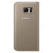 Чехол Flip Cover для Samsung Galaxy S7 (G930) EF-WG930PFEGRU - Gold (115209F). Фото 3 из 4