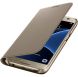 Чехол Flip Cover для Samsung Galaxy S7 (G930) EF-WG930PFEGRU - Gold (115209F). Фото 1 из 4
