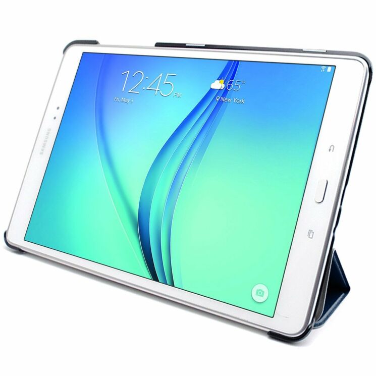 Чохол UniCase Slim для Samsung Galaxy Tab A 9.7 (T550/551) - Dark Blue: фото 4 з 14