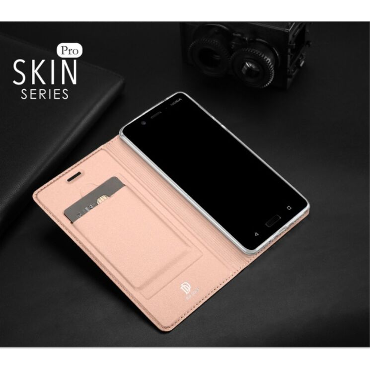 Чохол-книжка DUX DUCIS Skin Pro для Nokia 8 - Rose Gold: фото 24 з 25