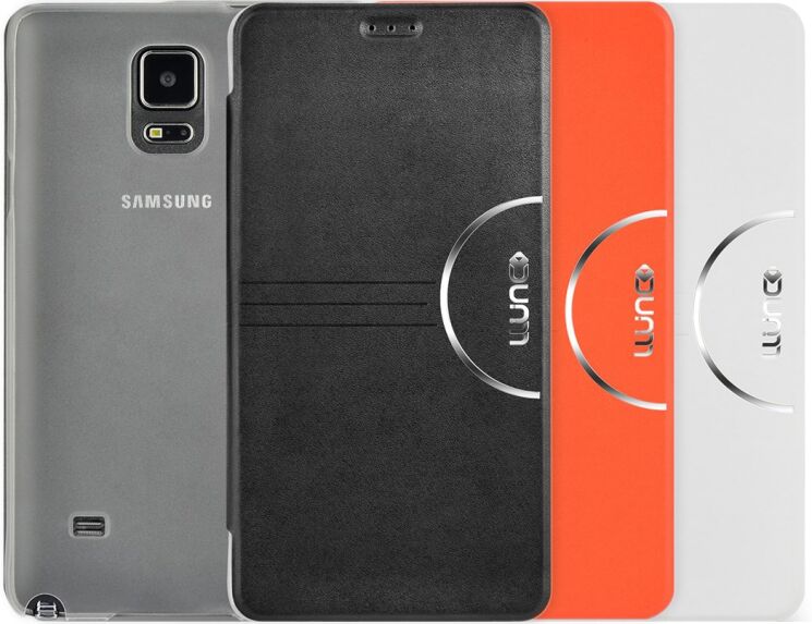 Чехол LUNC Aura Series для Samsung Galaxy Note 4 (N910) - Black: фото 5 из 5
