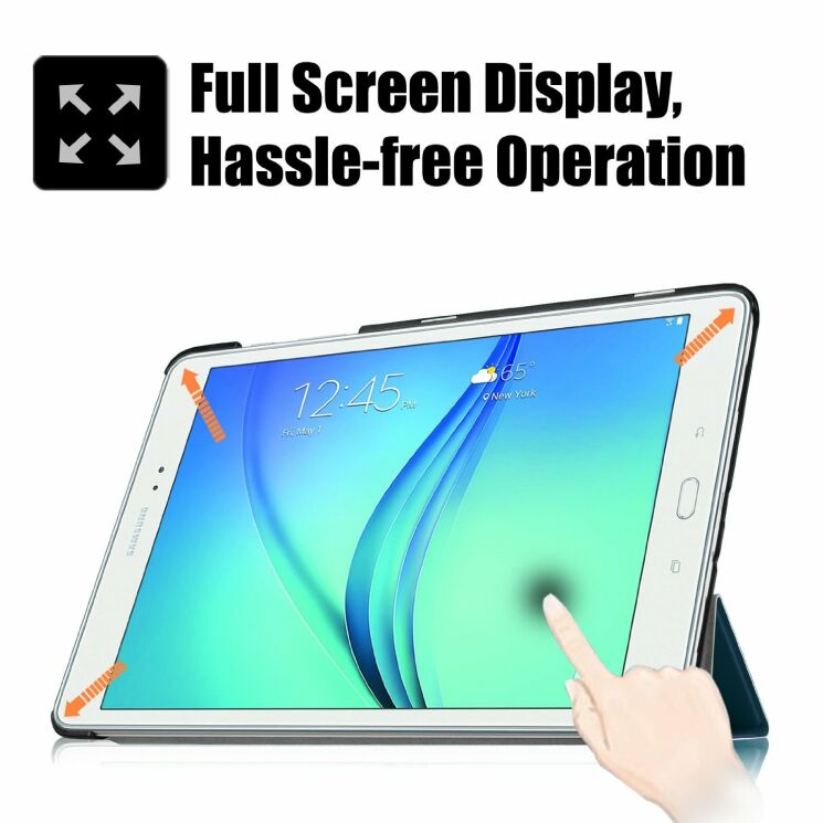 Чохол UniCase Slim для Samsung Galaxy Tab A 9.7 (T550/551) - White: фото 10 з 14
