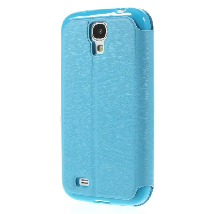 Чехол Deexe Wood Grain для Samsung Galaxy S4 (i9500) - Blue: фото 2 из 10