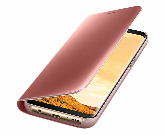 Чохол-книжка Clear View Standing Cover для Samsung Galaxy S8 (G950) EF-ZG950CBEGRU - Pink: фото 5 з 5