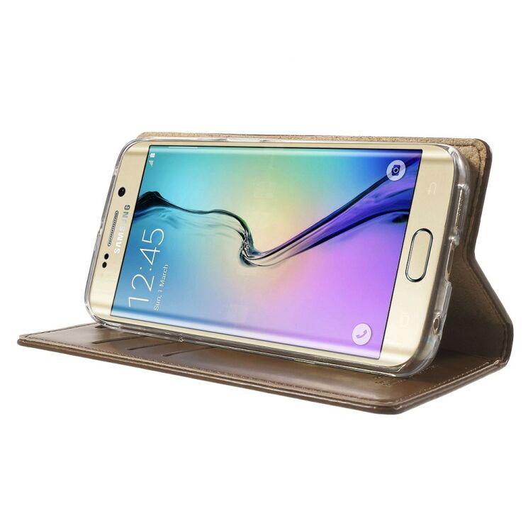 Чехол-книжка MERCURY Classic Flip для Samsung Galaxy S6 edge (G925) - Brown: фото 3 из 9