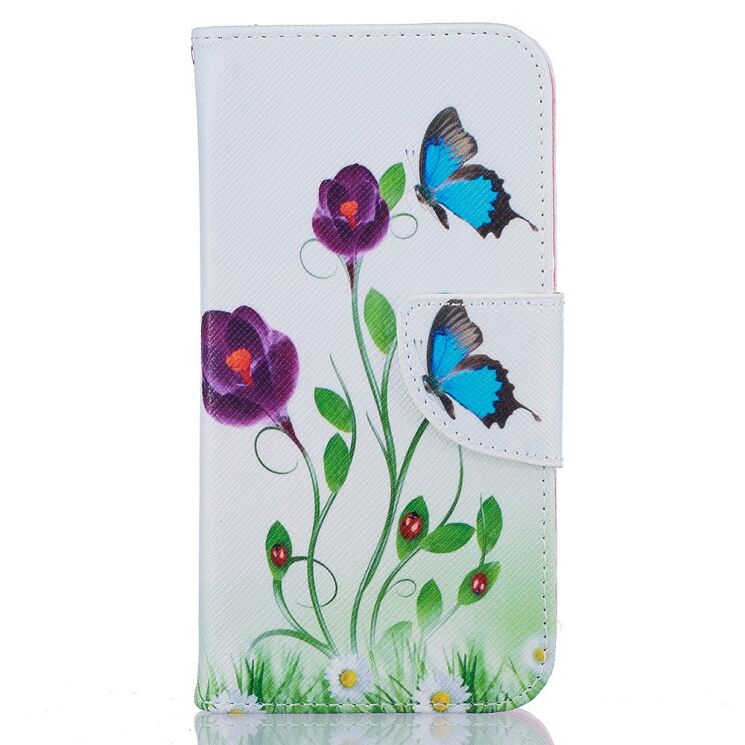 Чехол-книжка UniCase Life Style для Huawei Y3 II - Butterfly in Flowers: фото 2 из 8