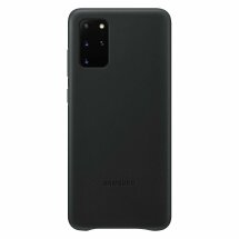 Чехол Leather Cover для Samsung Galaxy S20 Plus (G985) EF-VG985LBEGRU - Black: фото 1 из 3