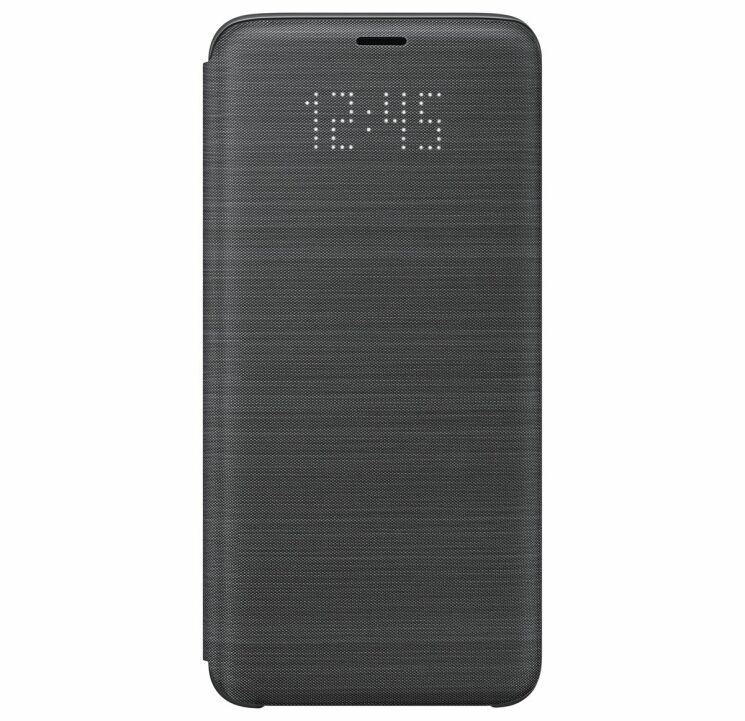 Чохол LED View Cover для Samsung Galaxy S9 (G960) EF-NG960PBEGRU - Black: фото 2 з 4