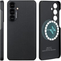 Чохол Pitaka StarPeak MagEZ Case 4 для Samsung Galaxy S24 Plus (S926) - Black / Grey: фото 1 из 14