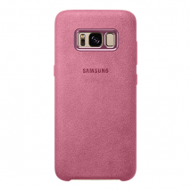 Кожаный чехол Alcantara Cover для Samsung Galaxy S8 (G950) EF-XG950ASEGRU - Pink: фото 1 з 3