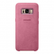 Кожаный чехол Alcantara Cover для Samsung Galaxy S8 (G950) EF-XG950ASEGRU - Pink (114303P). Фото 1 з 3