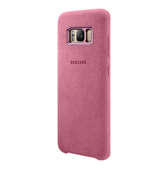 Кожаный чехол Alcantara Cover для Samsung Galaxy S8 (G950) EF-XG950ASEGRU - Pink: фото 3 з 3