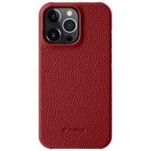 Кожаный чехол MELKCO Leather Case для Apple iPhone 14 Pro Max - Red: фото 1 из 9