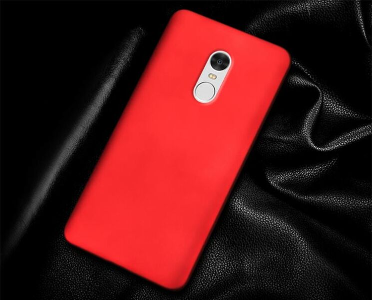 Пластиковый чехол Deexe Hard Shell для Xiaomi Redmi Note 4X - Red: фото 2 из 4