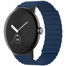 Ремінець Deexe Magnetic Band для Google Pixel Watch / Watch 2 - Midnight Blue: фото 1 з 3