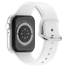 Ремінець UniCase Silicone Band для Apple Watch 38 / 40 / SE 40 / 41 mm - White: фото 1 з 7