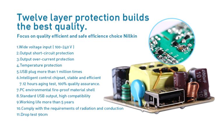 Сетевое зарядное устройство NILLKIN Wall Charger 2А/5В - White: фото 15 из 17