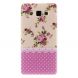 Силиконовая накладка Deexe Pretty Flowers для Samsung Galaxy A3 (A300) - Pink (SA-1678B). Фото 1 из 6