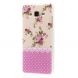 Силиконовая накладка Deexe Pretty Flowers для Samsung Galaxy A3 (A300) - Pink (SA-1678B). Фото 3 з 6