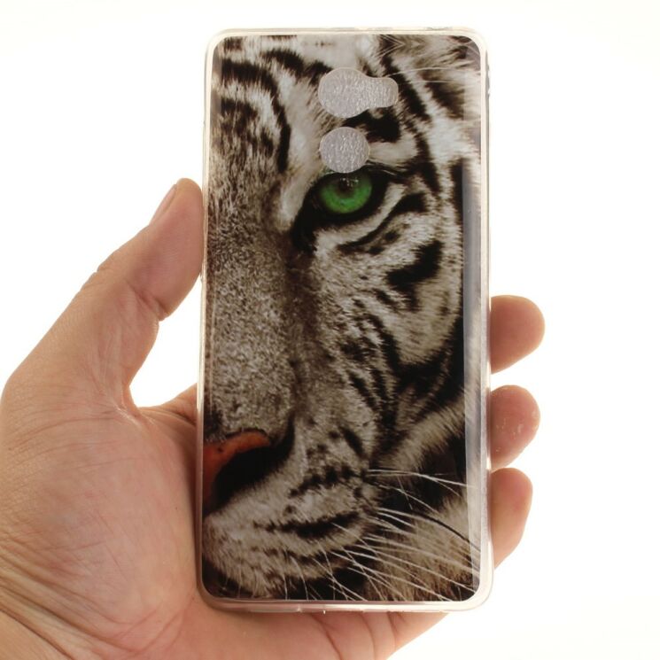 Силіконовий (TPU) чохол Deexe Life Style для Xiaomi Redmi 4 - Angry Tiger: фото 5 з 6