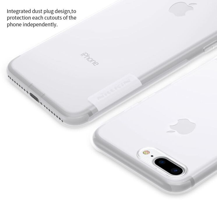Силиконовый (TPU) чехол NILLKIN Nature для Apple iPhone 7 Plus / 8 Plus - Transparent: фото 7 из 7