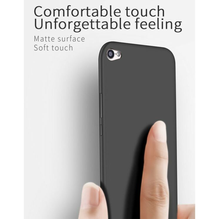 Силіконовий (TPU) чохол X-LEVEL Matte для Xiaomi Redmi Note 5A - Black: фото 10 з 10