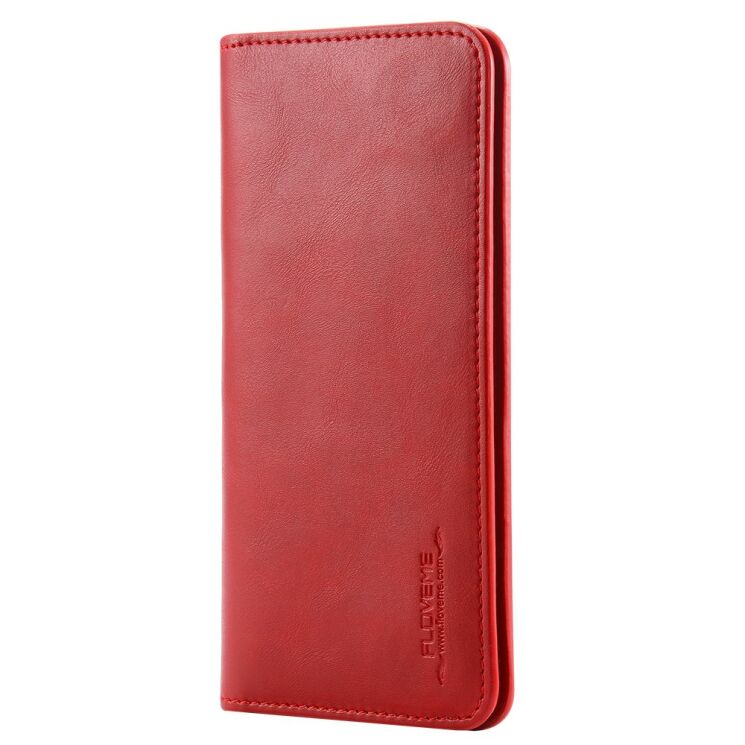 Універсальний чохол-портмоне FLOVEME Retro Wallet для смартфонів - Red: фото 1 з 11
