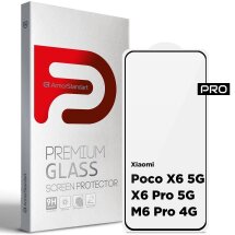 Захисне скло ArmorStandart Pro 5D для Xiaomi Poco X6 / X6 Pro / M6 Pro - Black: фото 1 з 7