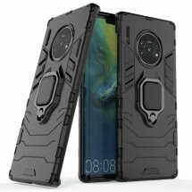 Захисний чохол Deexe Hybrid Case для Huawei Mate 30 Pro - Black: фото 1 з 10