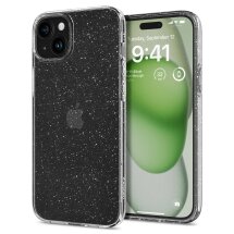 Защитный чехол Spigen (SGP) Liquid Crystal Glitter для Apple iPhone 15 Plus - Crystal Quartz: фото 1 из 16