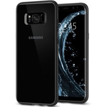 Защитный чехол Spigen (SGP) Ultra Hybrid для Samsung Galaxy S8 Plus (G955) - Midnight Black: фото 1 из 10