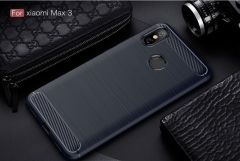 Захисний чохол UniCase Carbon для Xiaomi Mi Max 3 - Dark Blue: фото 1 з 4
