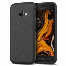 Захисний чохол UniCase Twill Soft для Samsung Galaxy Xcover 4s (G398) - Black: фото 1 з 8