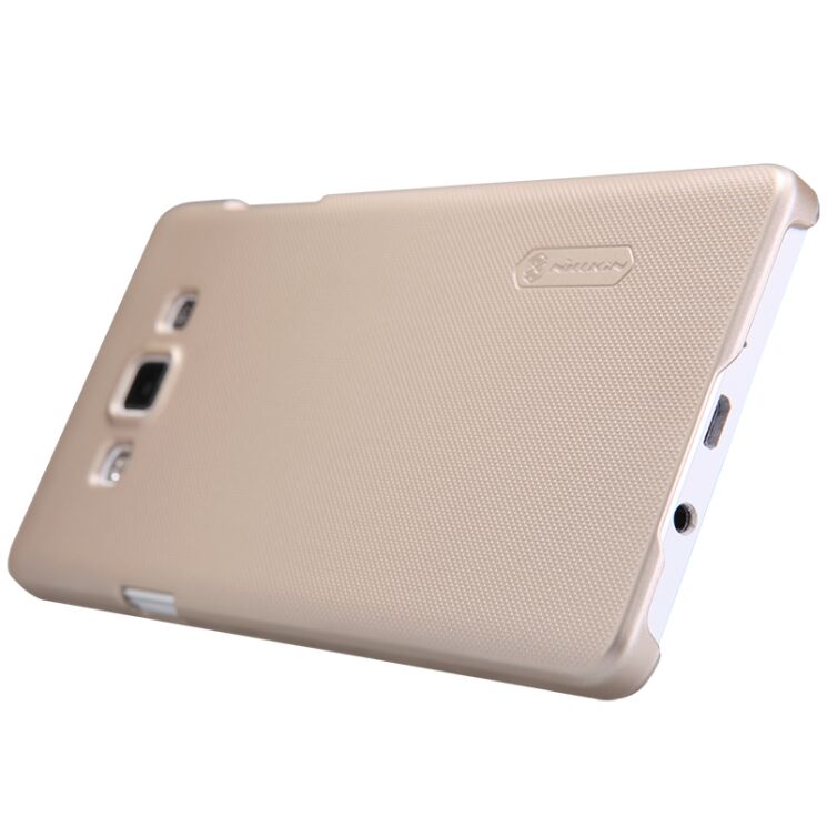 Пластиковая накладка NILLKIN Frosted Shield для Samsung Galaxy A7 (A700) - Gold: фото 3 з 17