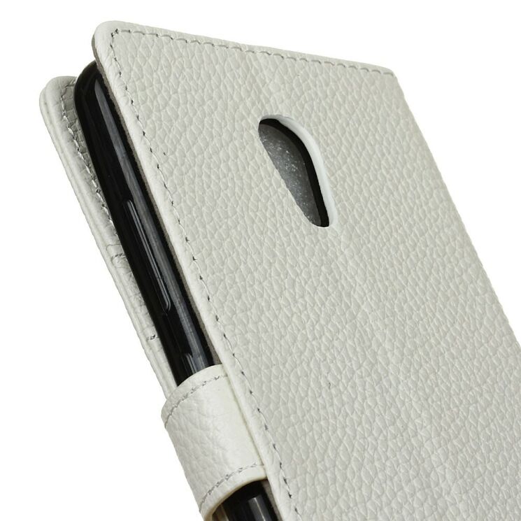 Кожаный чехол-книжка UniCase Leather Cover для Meizu M5s - White: фото 3 из 6