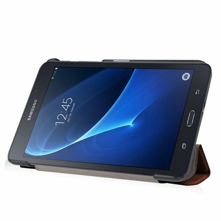 Чохол UniCase Slim для Samsung Galaxy Tab A 7.0 2016 (T280/285) - Brown: фото 6 з 9