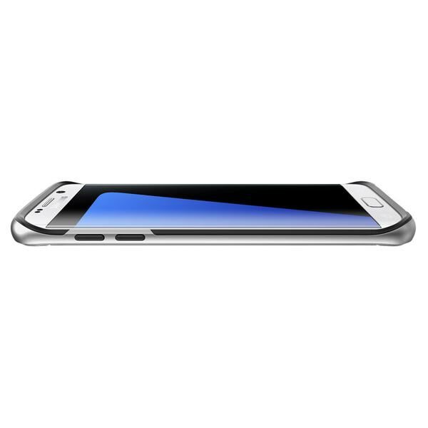 Захисна накладка SGP Neo Hybrid для Samsung Galaxy S7 Edge - Satin Silver: фото 6 з 13