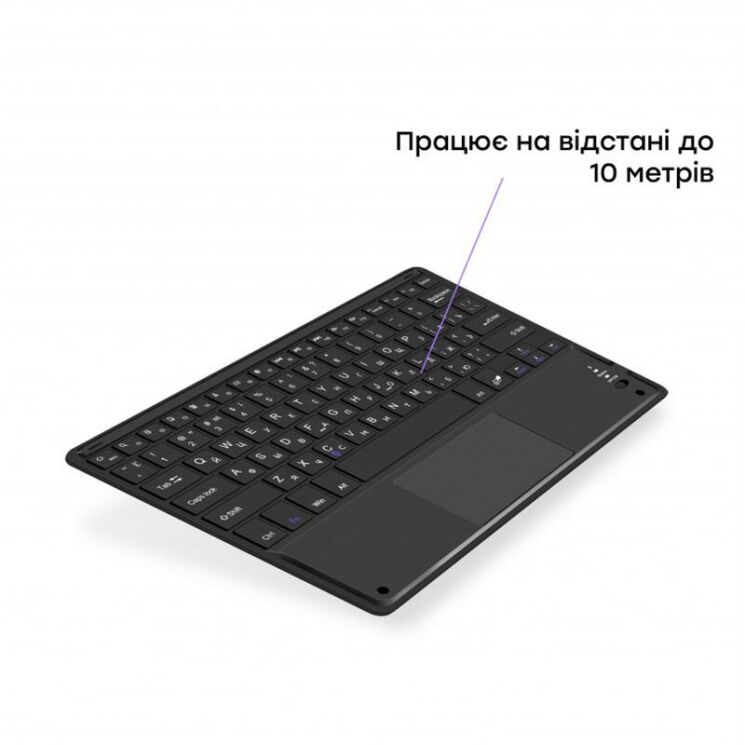 Беспроводная клавиатура с тачпадом AirON Easy Tap - Black: фото 9 из 9