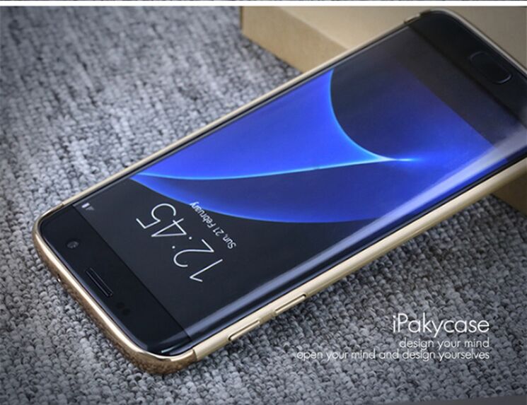 Чехол IPAKY Slim Armor для Samsung Galaxy S7 (G930) - Gold: фото 3 из 9