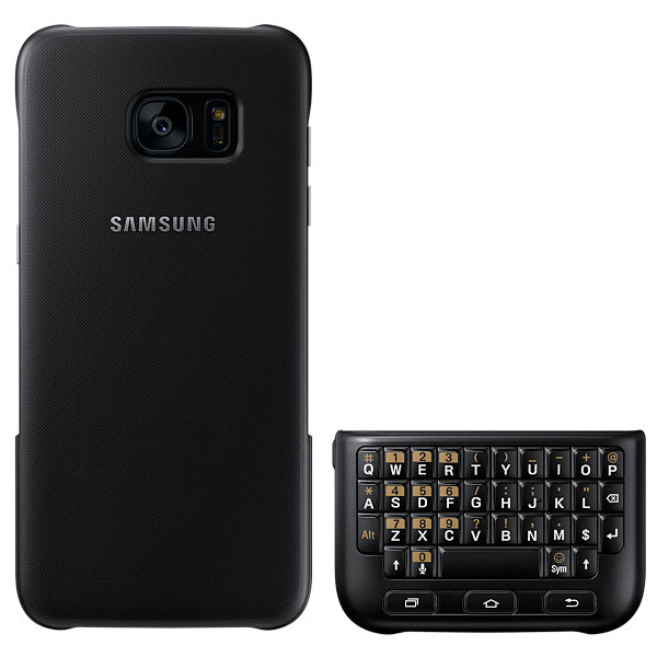Чохол-клавіатура Keyboard Cover для Samsung Galaxy S7 edge (G935) EJ-CG935UBEGRU - Black: фото 4 з 8