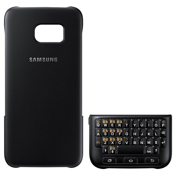 Чохол-клавіатура Keyboard Cover для Samsung Galaxy S7 edge (G935) EJ-CG935UBEGRU - Black: фото 5 з 8