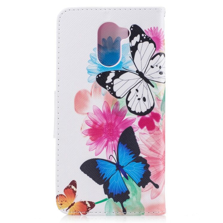 Чохол-книжка Deexe Color Wallet для Huawei Y7 - Butterfly in Flowers: фото 3 з 8